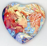 Leo Tsukinaga Ensemble Stars! TORUPAKA! Heart Shaped Can Badge Vol.5 Ver.B Can Badge [USED]