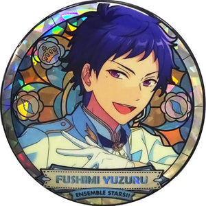 Yuzuru Fushimi Flower Window Ensemble Stars!! Window Door Can Badge A China Limited Can Badge [USED]