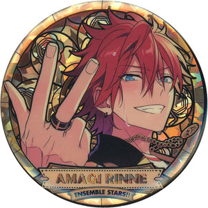 Rinne Amagi Ensemble Stars!! Flower Window Can Badge A China Limited Tin Badge [USED]