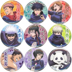 Yuji Itadori, etc. Jujutsu Kaisen Trading Can Badge Cherry Blossom Viewing All 9 Types Set Tin Badge [USED]