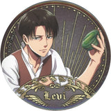 Levi Ackerman Facing Right Attack on Titan Trading Can Badge Tokyo Station Ichiban Plaza Pop Up Store Limited Web Order Products Tin Badge [USED]