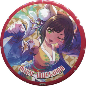 Maekawa Miku Happy New Yell!!! Ver. THE IDOLM@STER Cinderella Girls Broadcast & Live Happy New Yell!!! Official Stand Badge Can Badge [USED]