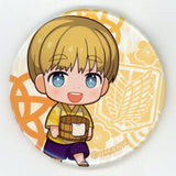 Armin Arlert Attack on Titan Mini Character Can Badge Gokurakuyu Raku Spa: Yasumanakuteha Katenai Ofuro no Tami The Sento Season Limited Can Badge [USED]