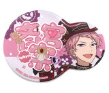 Shu Itsuki Ensemble Stars!! Nikoichi Can Badge Amusement Ichiban Cafe Ensemble Stars!! 2020 Winter Part 3 Limited Game Center Drink Set Order Bonus Tin Badge [USED]