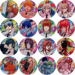 Chainsaw Man Denji & Others Collection Can Badge Part 1 All 16 Types Set Buttons [USED]