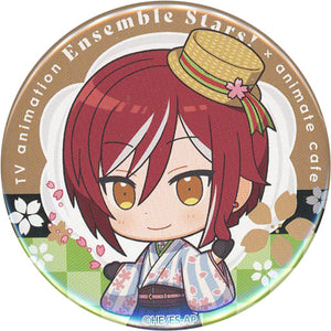 Natsume Sakasaki Ensemble Stars! Trading Can Badge Sakura Ver. Group B animatecafe 2nd Edition Limited Can Badge [USED]