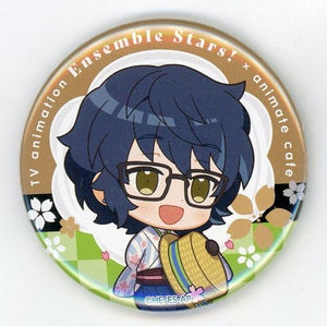 Tsumugi Aoba Sakura Ver. Ensemble Stars! TV Anime Trading Can Badge Sakura Ver. B Group animatecafe 2nd Edition Limited Can Badge [USED]