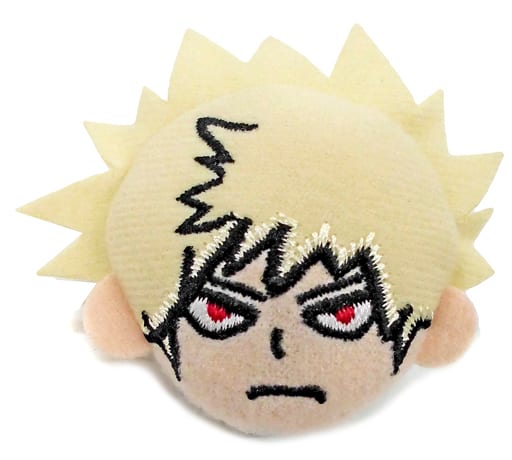 My Hero Academia Katsuki Bakugo Face Badge Jump Characters Store Limited Buttons [USED]