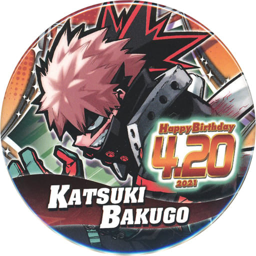 My Hero Academia Katsuki Bakugo Birthday Can Badge 2021 Buttons [USED]