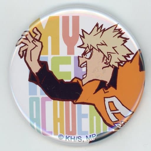 My Hero Academia Katsuki Bakugo Trading Can Badge Cultural Festival B Buttons [USED]