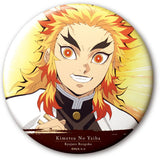 Kyojuro Rengoku A Demon Slayer: Kimetsu no Yaiba Big Can Badge Tin Badge [USED]