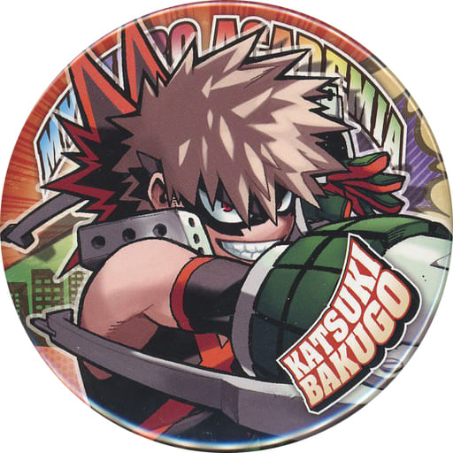 My Hero Academia Katsuki Bakugo Collection Can Badge Heroaka Exhibition Kv Ver. My Hero Academia Exhibition Drawing Smash Limited Buttons [USED]