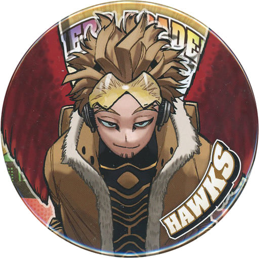 My Hero Academia Hawks Collection Can Badge Heroaka Exhibition Kv Ver. My Hero Academia Exhibition Drawing Smash Limited Buttons [USED]