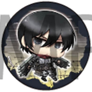 Mikasa Ackerman Attack on Titan Chimi Chara Can Badge 20 Can Badge [USED]