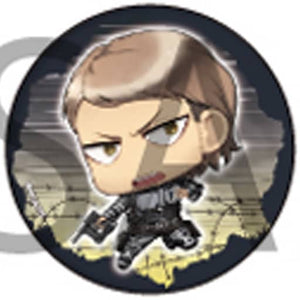 Jean Kirstein Attack on Titan Chimi Chara Can Badge 20 Can Badge [USED]