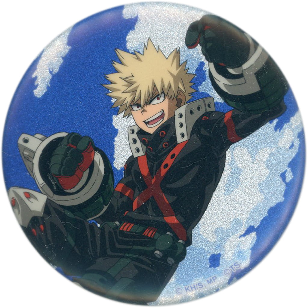 My Hero Academia Katsuki Bakugo Glitter Can Badge Tokyo Skytree FLOAT! Hero Training in the Sky Exclusive Buttons [USED]
