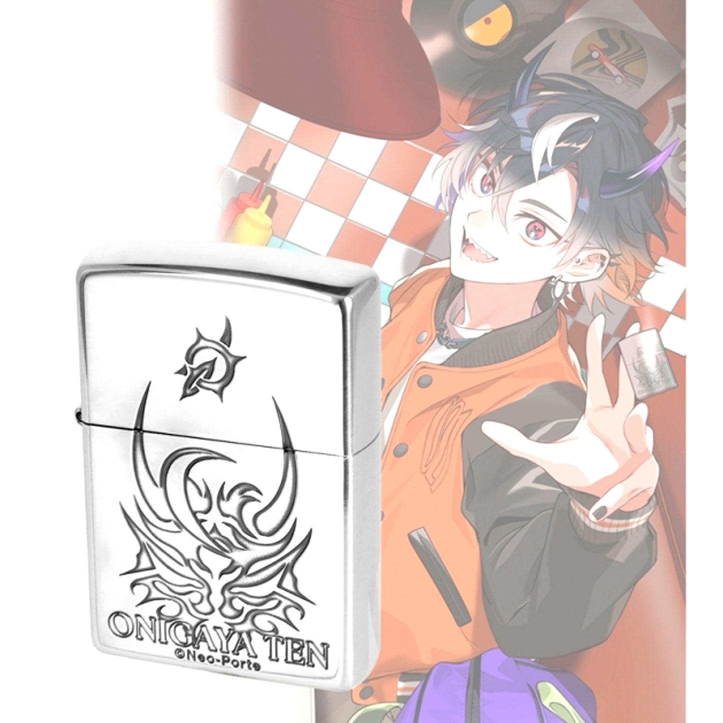 Neo-Porte ZIPPO Collaboration Onigatani Ten Lighter [NEW]