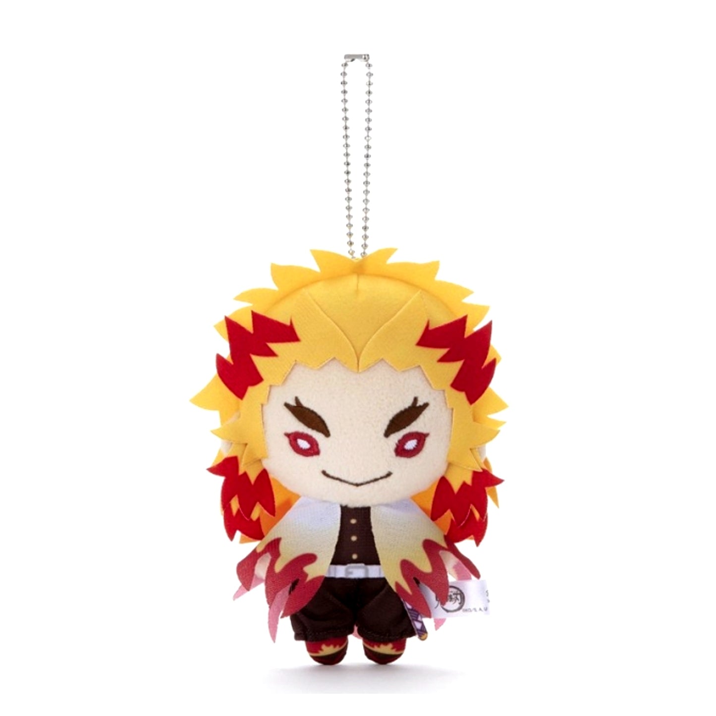Demon Slayer: Kimetsu no Yaiba Nitotan Plush Toy with Ball Chain Kyojuro Rengoku Goods - Plush Toys Resale [NEW]