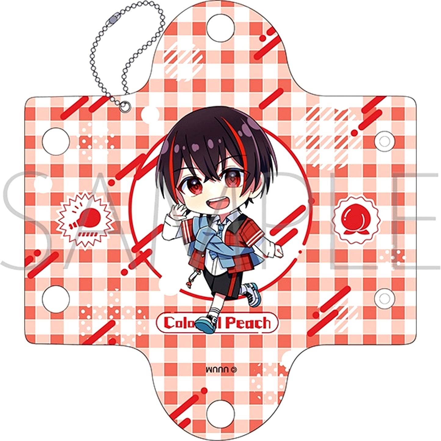 Colorful Peach Clear Multi Case / Yuan-kun [NEW]