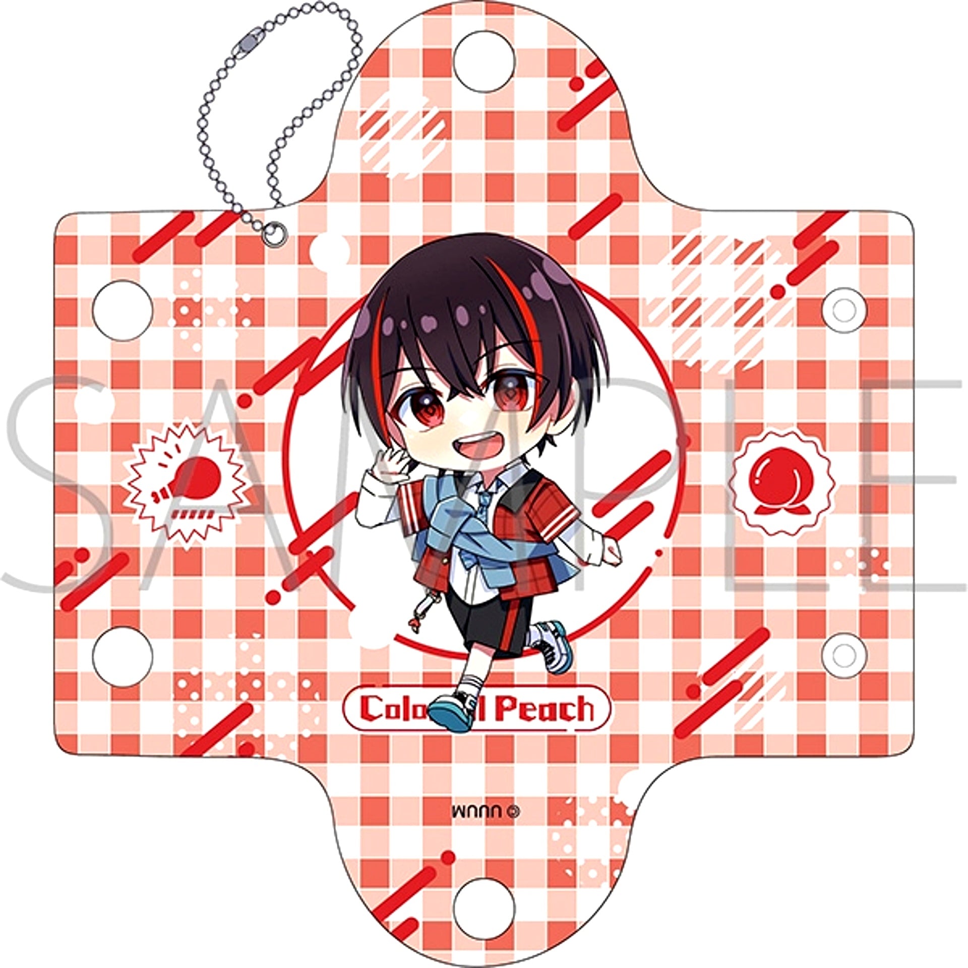 Colorful Peach Clear Multi Case / Yuan-kun [NEW]