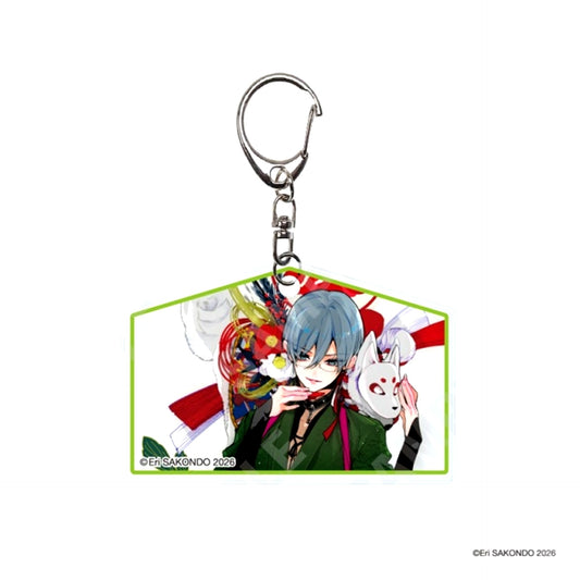 Momogumi Plus Senki Mini Acrylic Ema Inukai Masahiko [NEW]