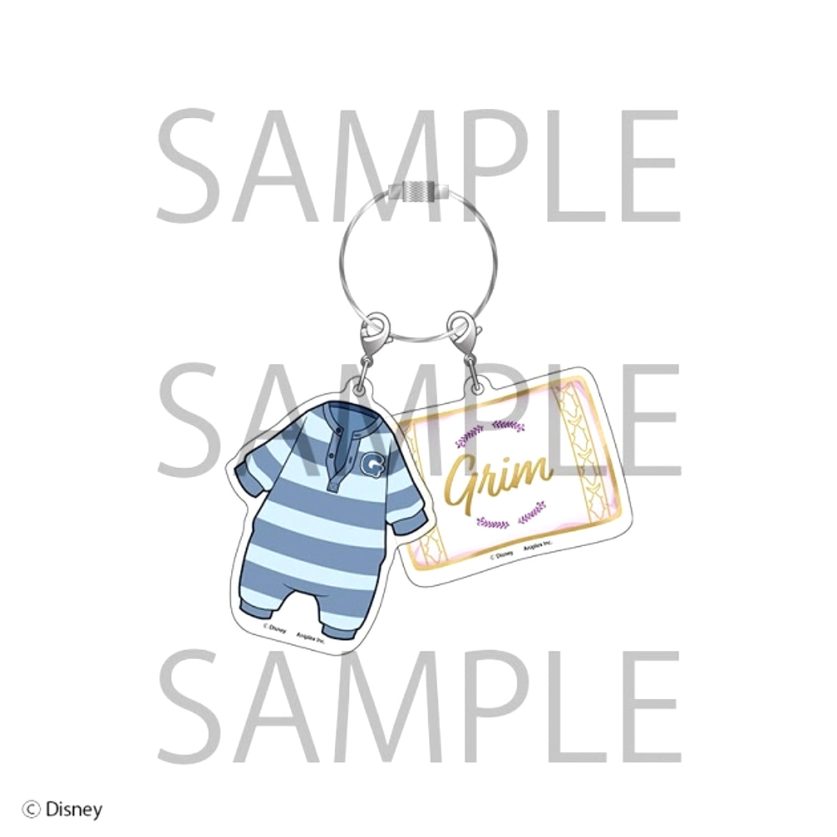 Disney Twisted-Wonderland Costume Acrylic Charm Grim (Relaxing My Room ver.) [NEW]