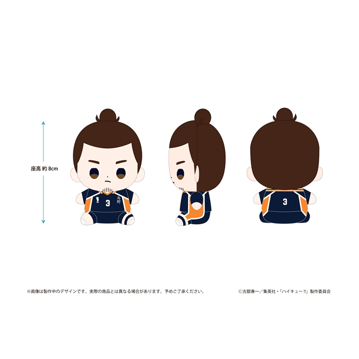 Haikyu!! Haikyu!! Mochibi Plush Asahi Azumane [NEW]
