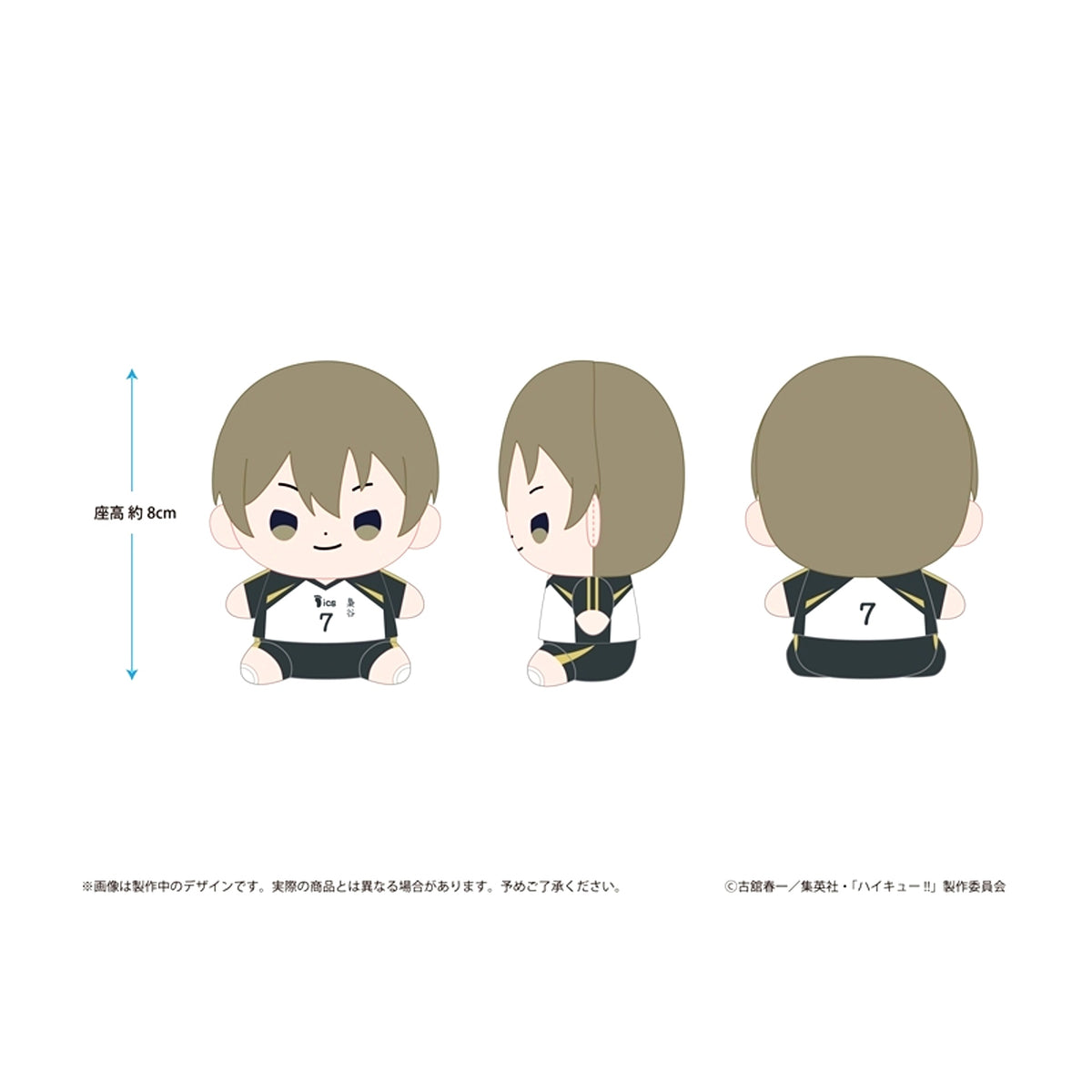 Haikyu!! Haikyu!! Mochibi Plush Akinori Konoha [NEW]