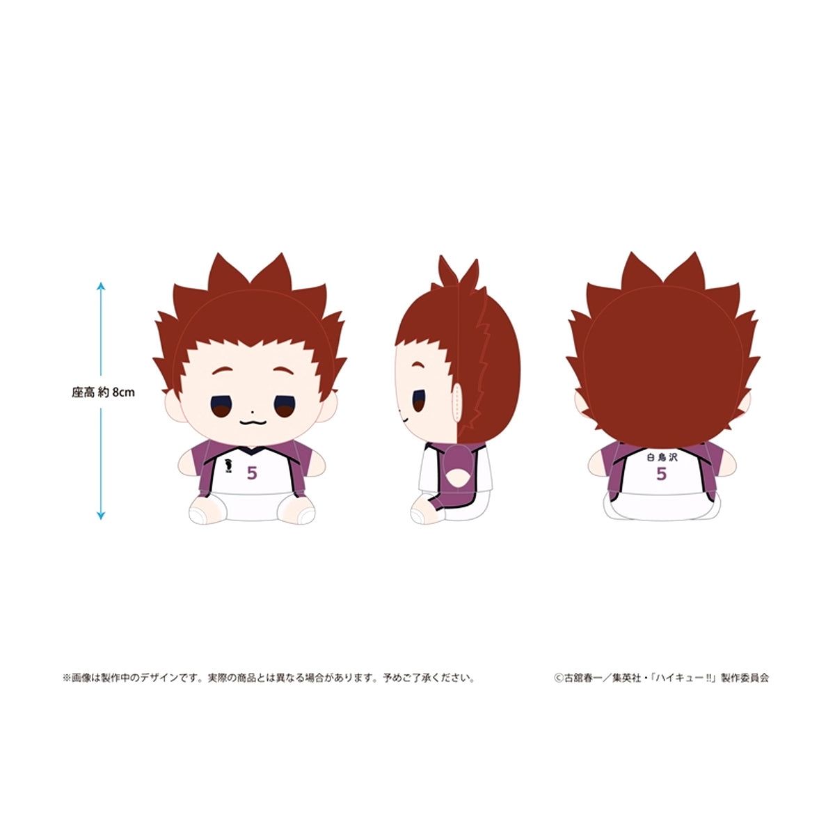 Haikyu!! Haikyu!! Mochibi Plush Satori Tendo [NEW]