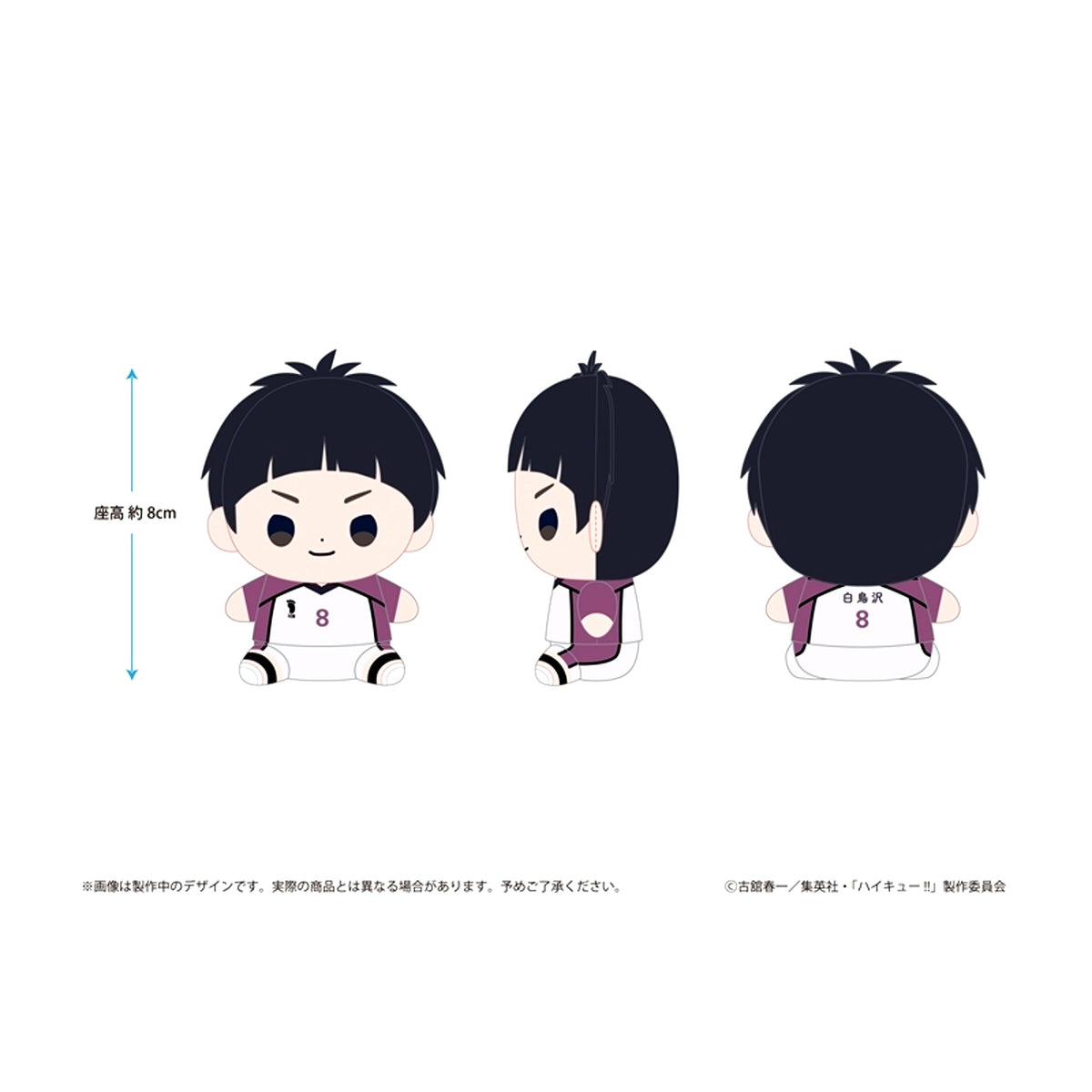 Haikyu!! Haikyu!! Mochibi Plush Tsutomu Goshiki [NEW]