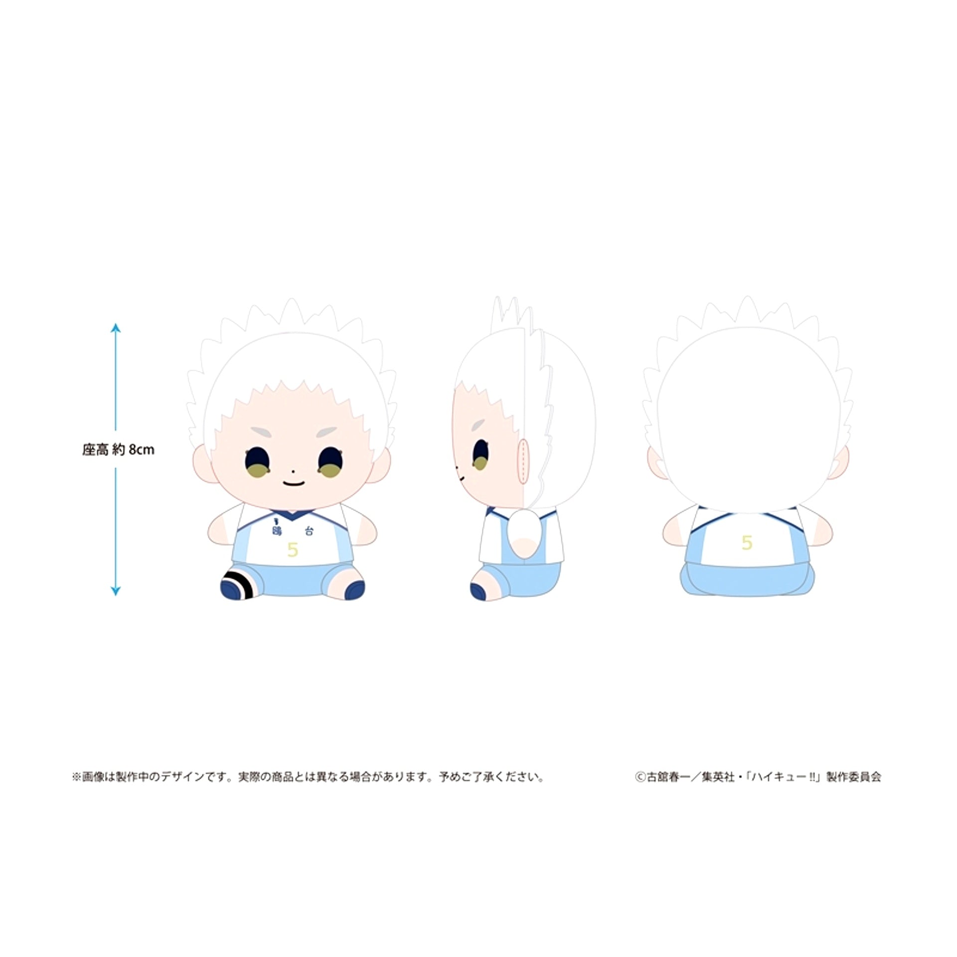Haikyu!! Haikyu!! Mochibi Plush Korai Hoshiumi [NEW]