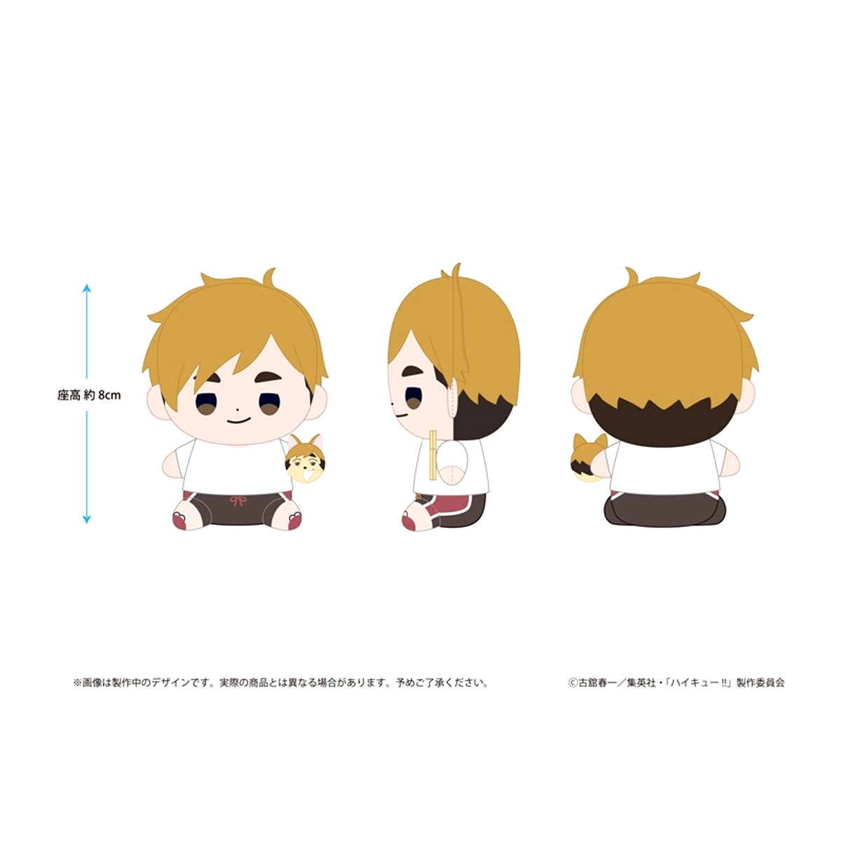 Haikyu!! Haikyu!! Mochibi Plush Atsumu Miya Beach Ball ver. [NEW]