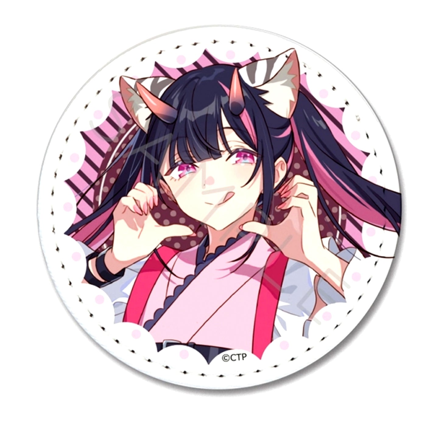 Netflix Movie Cosmic Princess Kaguya! Leather Badge H (Noi Komazawa) [NEW]