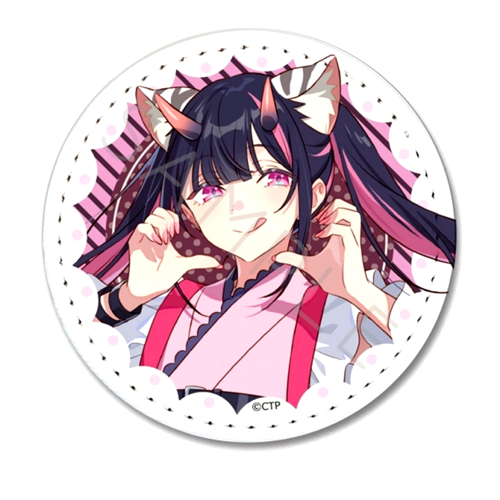 Netflix Movie Cosmic Princess Kaguya! Leather Badge H (Noi Komazawa) [NEW]