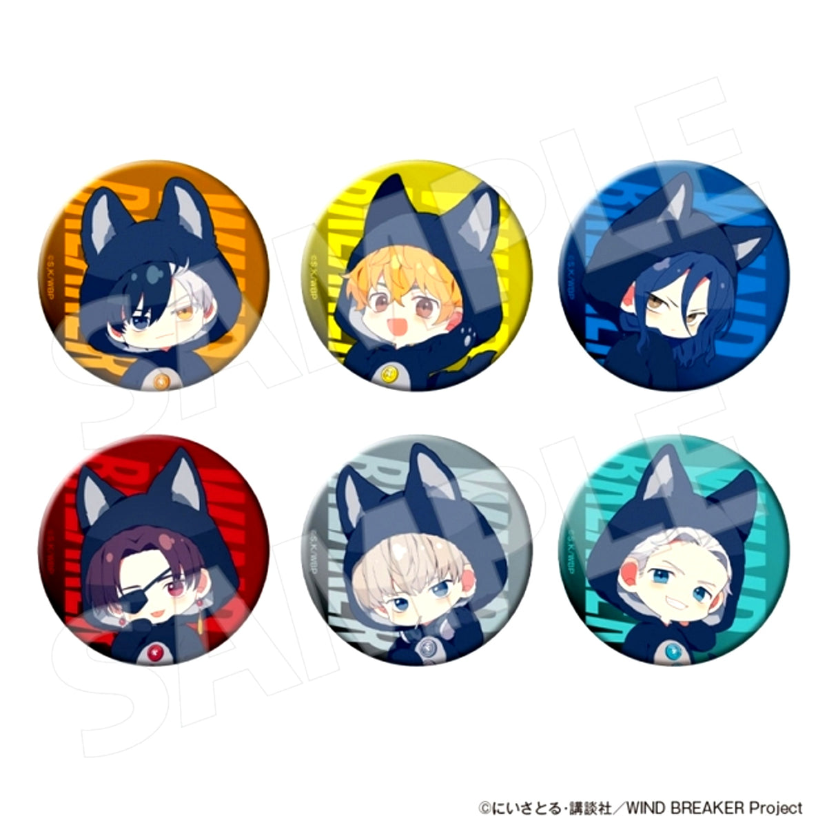 WIND BREAKER Ani-Nui Trading Can Badge [NEW]