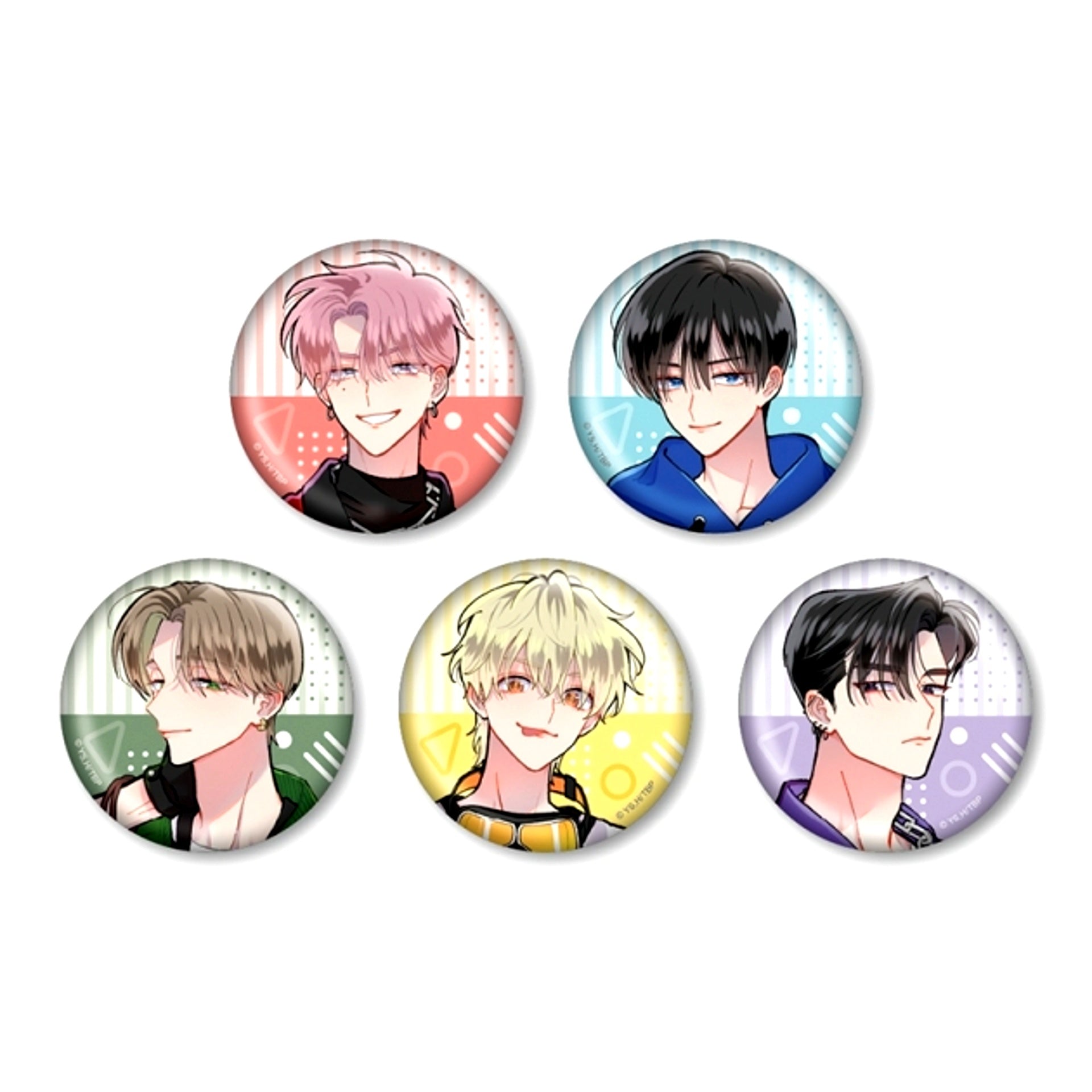 TV Anime Tamon's B-Side Random Button (All 5 Types) Goods - Badge [NEW]