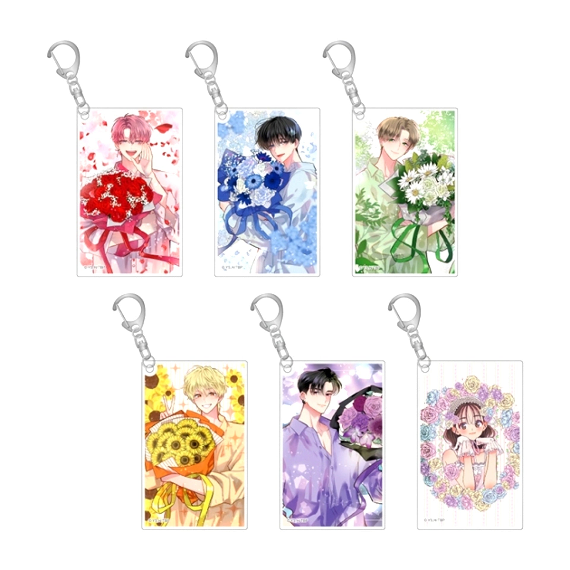 TV Anime Tamon's B-Side Trading Visual Acrylic Keychain (All 6 Types) [NEW]
