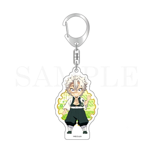 Anime Demon Slayer: Kimetsu no Yaiba Deformed Acrylic Charm Sanemi Shinazugawa Goods - Charm [NEW]