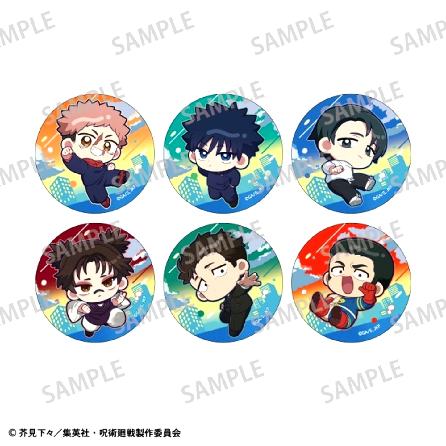 Jujutsu Kaisen Random Button Goods - Badge with animate with Benefits Bonus [NEW]