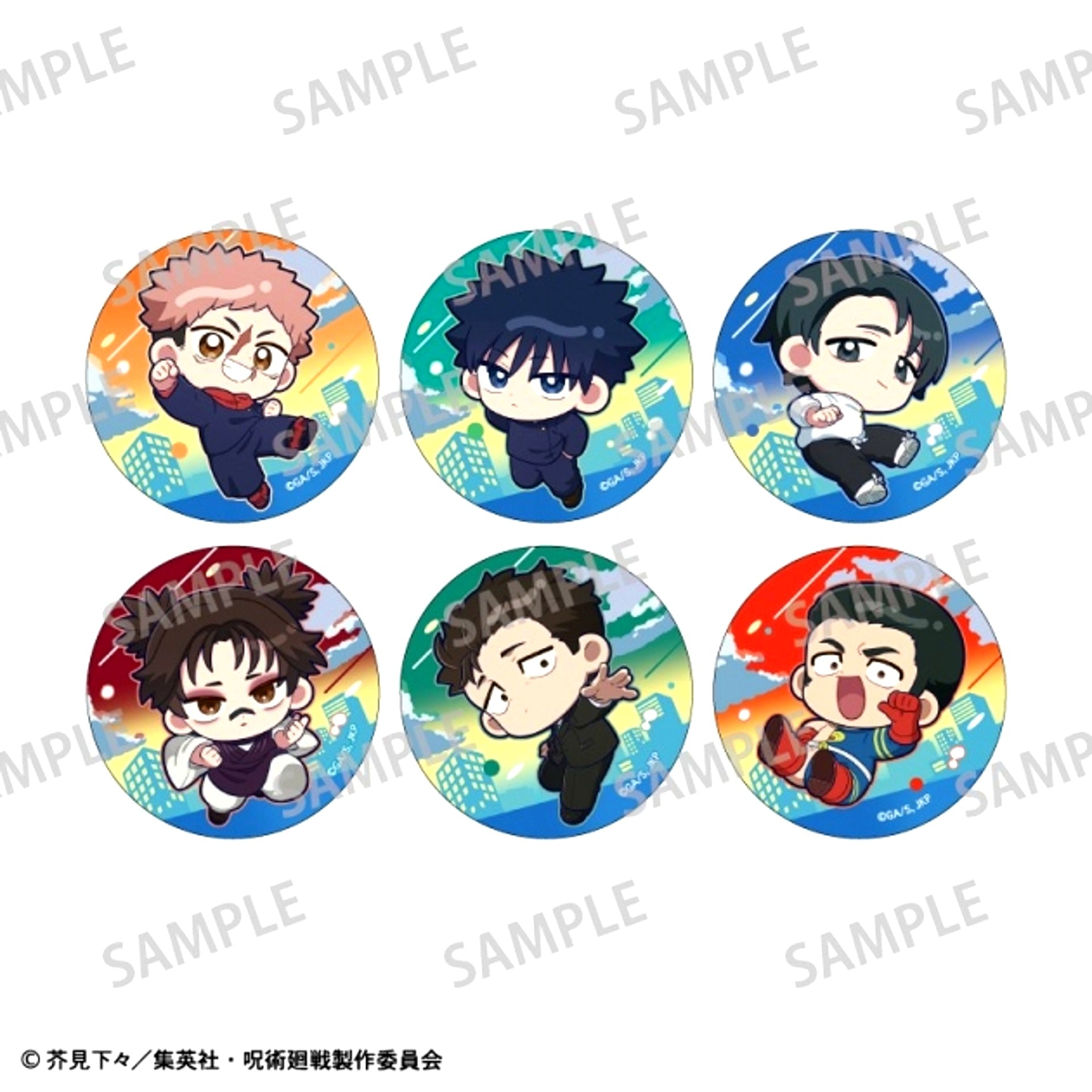 Jujutsu Kaisen Random Button Goods - Badge with animate with Benefits Bonus [NEW]