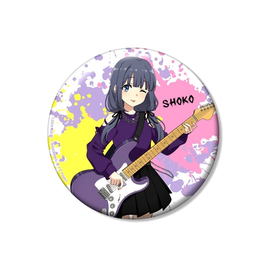 Rascal Does Not Dream Series Newly Drawn Shoko Makinohara Guitar Musical Performance ver. 100mm Button Goods - Badge [NEW]