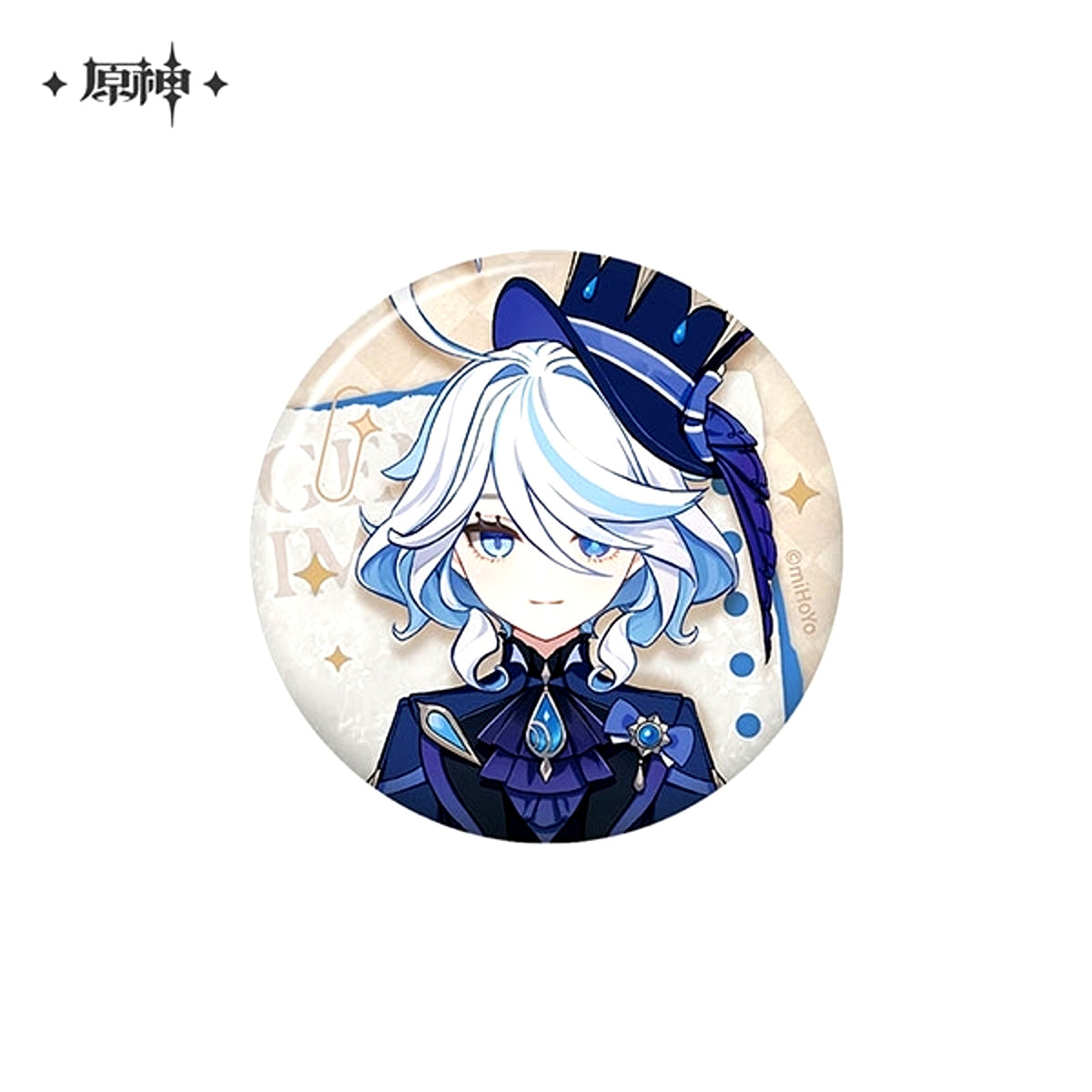Genshin Impact Gathered Light Box Series Can Badge Furina [NEW]