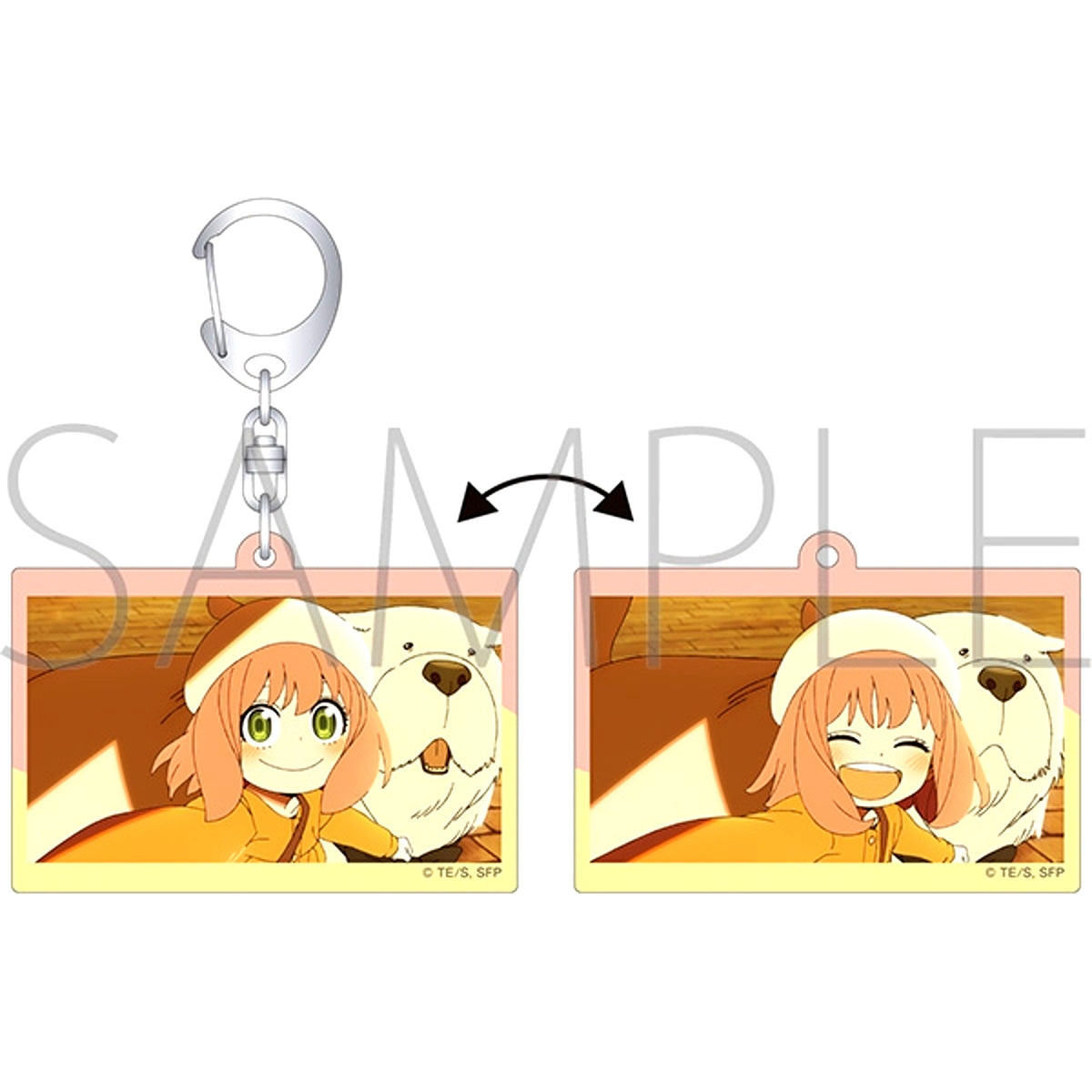 SPYxFAMILY Lenticular Keychain Season3 ED ver. Anya & Bond Goods - Keychain [NEW]