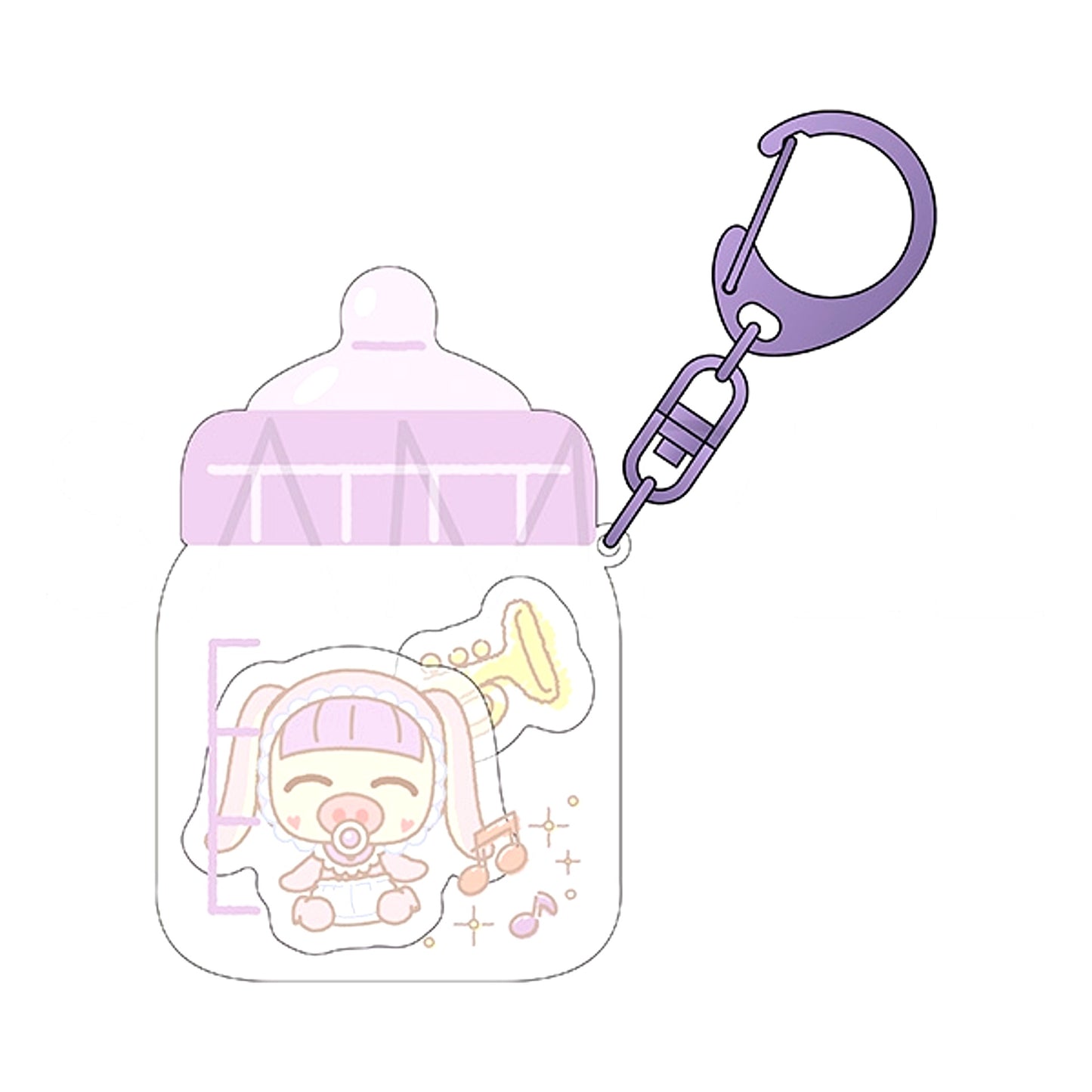 Nanipuarani by Rokomakoako Baby Bottle Keychain / Pua [NEW]