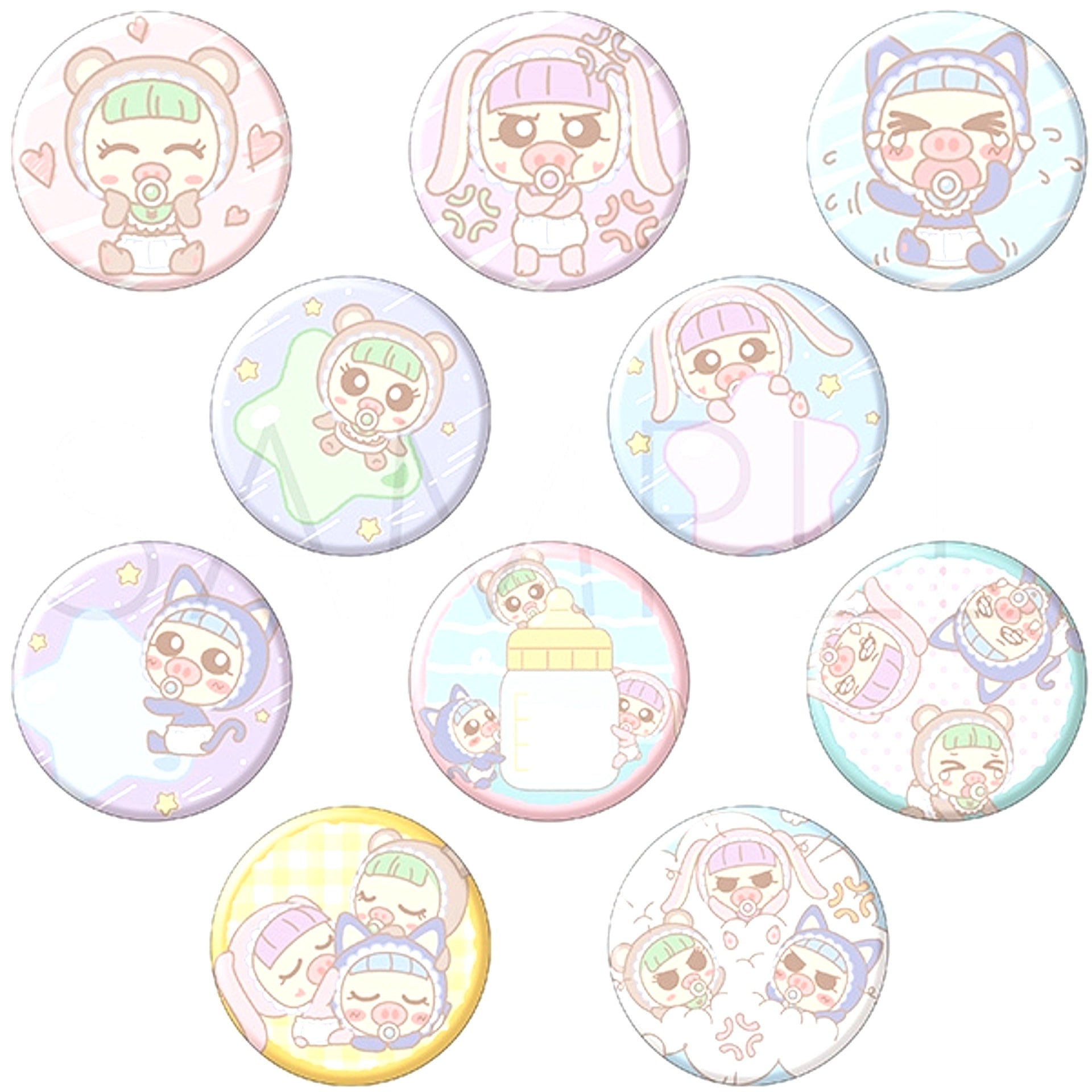 Nanipuarani by Rokomakoako (Trading) Can Badge Collection [NEW]