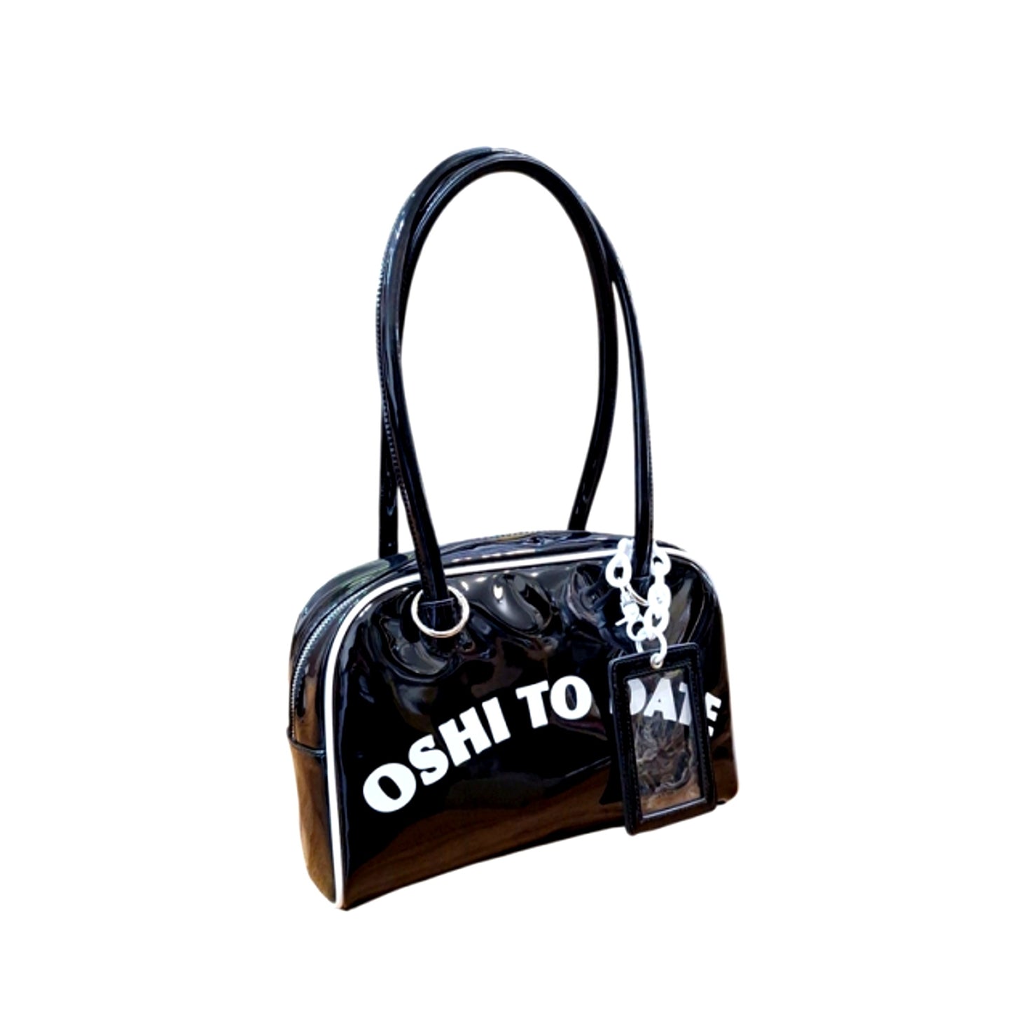 Non-Character Original Kurua Enamel Mini Boston Ita Bag Black (REA RARE) [NEW]