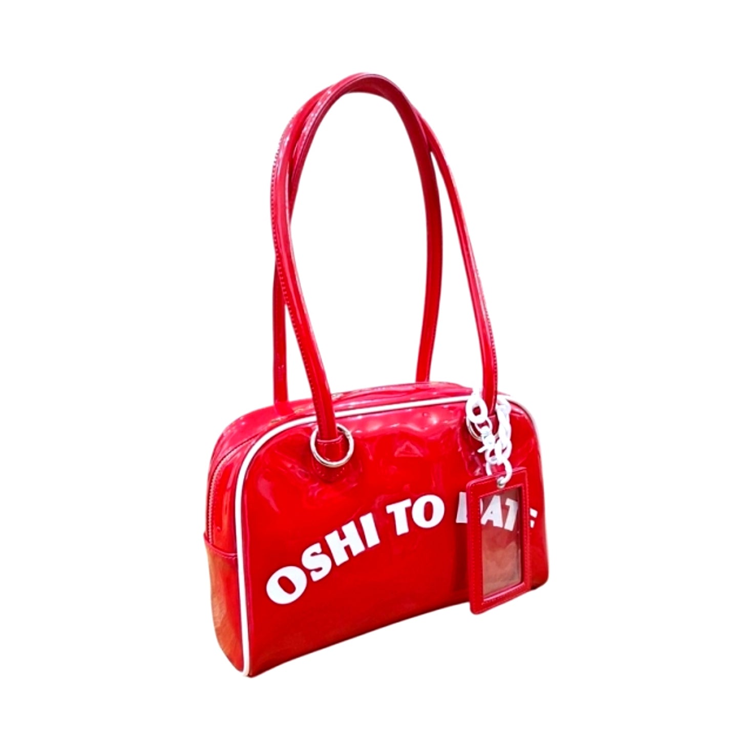 Non-Character Original Kurua Enamel Mini Boston Ita Bag Red (REA RARE) [NEW]