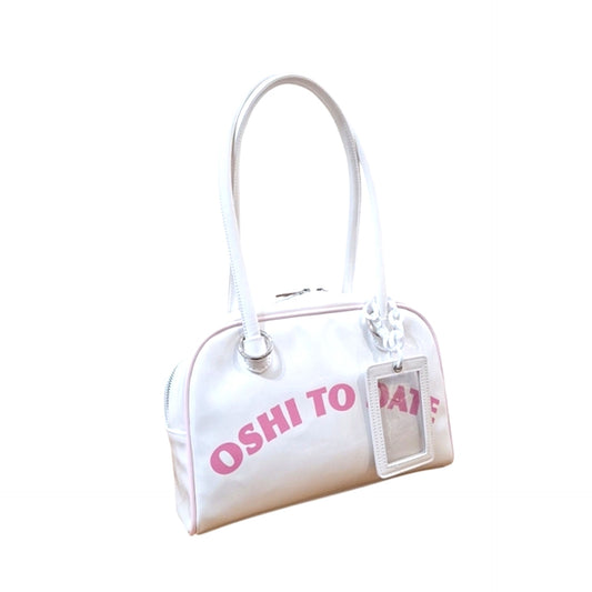 Non-Character Original Kurua Enamel Mini Boston Ita Bag White (REA RARE) [NEW]