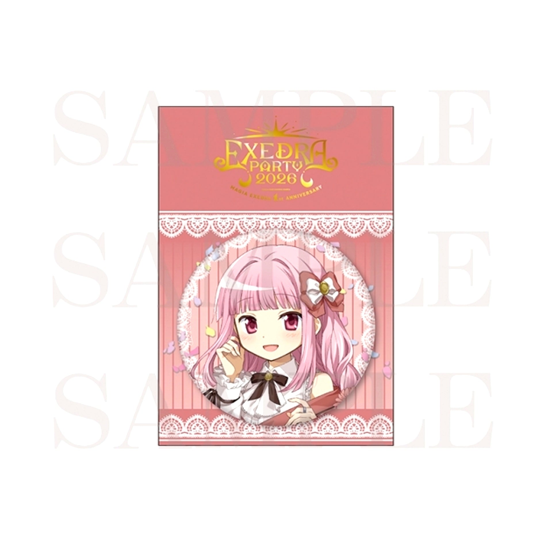 Puella Magi Madoka Magica Magia Exedra Big Can Badge with Backing Board Iroha Tamaki [NEW]