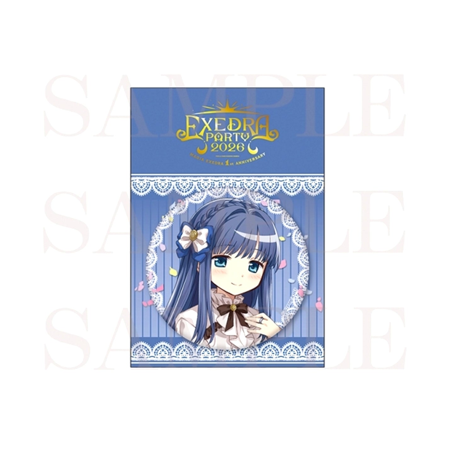 Puella Magi Madoka Magica Magia Exedra Big Can Badge with Backing Board Yachiyo Nanami [NEW]